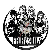 Disco De Vinilo De Anime De Lucy Natsu De Wall Clock Fairys Tails - Venta Internacional.