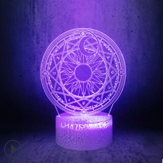 Foto 2 | Foto 2 | Lámpara De Ilusión Led 3d Magic Array Con Luz Nocturna - Venta Internacional.