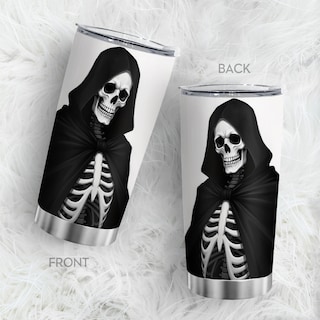 Foto 4 | Foto 4 | Taza De Café Tumbler Oasisdream De 600 Ml Con Estampado De Esqueletos - Venta Internacional.