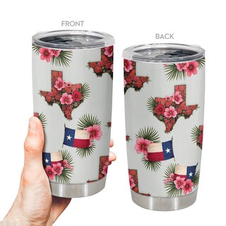 Foto 4 | Foto 4 | Taza Taza Oasisdream De Acero Inoxidable 600 Ml Con Estampado Floral - Venta Internacional.