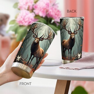 Foto 1 | Foto 1 | Taza De Café Oasisdream 600 Ml Con Estampado De Ciervos - Venta Internacional.