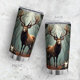 Foto 3 | Foto 3 | Taza De Café Oasisdream 600 Ml Con Estampado De Ciervos - Venta Internacional.