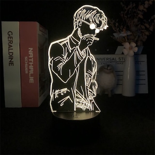 Foto 1 | Foto 1 | La Luz Nocturna Ataca A Los Titanes Eren Jaeger 3d Led Illusion - Venta Internacional.