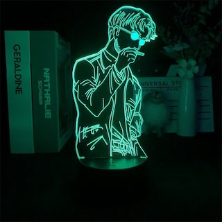 Foto 2 | Foto 2 | La Luz Nocturna Ataca A Los Titanes Eren Jaeger 3d Led Illusion - Venta Internacional.