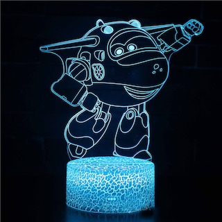 Foto 1 | Foto 1 | Lámpara Led De Ilusión 3d Night Light Jett Anime Para Niños - Venta Internacional.