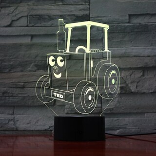 Foto 3 | Foto 3 | Lámpara Nocturna Thomas 3d Led Para Mesa De Dormitorio - Venta Internacional.