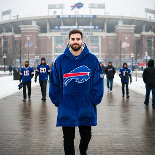 Foto 5 | Foto 5 | Poncho Nfl Reversible Buffalo Bills para Hombre