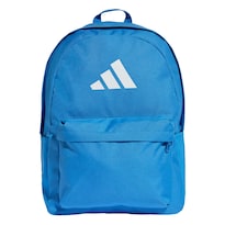Mochila Classic 3 Barras Logo Adidas Azul Unisex