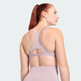 Foto 5 | Foto 5 | Top Deportivo De Tiras Optime Workout De Soporte Ligero Adidas Violeta Mujer