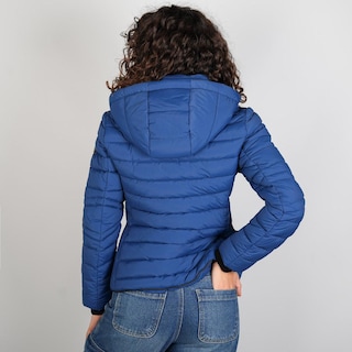 Foto 6 | Foto 6 | Chamarra Capitonada Para Mujer Con Cuello Alto Y Gorro Desmontable Greenlander Azul