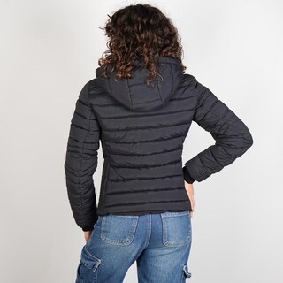 Foto 6 | Foto 6 | Chamarra Capitonada Para Mujer Con Cuello Alto Y Gorro Desmontable Greenlander Negro