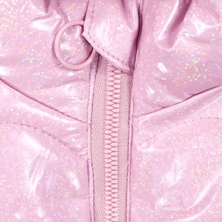 Foto 4 | Foto 4 | Chamarra Capitonada Barbie Rosa con Brillos Tornasol para Niña