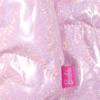 Foto 5 | Foto 5 | Chamarra Capitonada Barbie Rosa con Brillos Tornasol para Niña