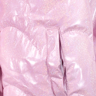 Foto 6 | Foto 6 | Chamarra Capitonada Barbie Rosa con Brillos Tornasol para Niña