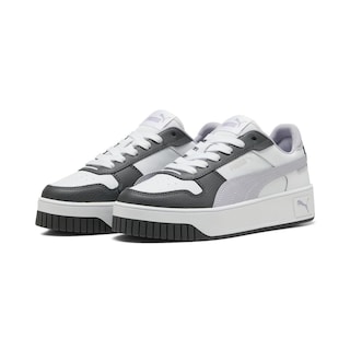 Foto 3 | Foto 3 | Tenis Puma Casual Carina Street Para Niña Gris Oscuro