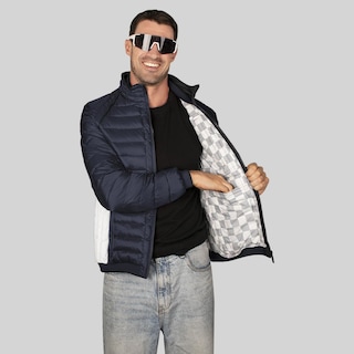 Foto 4 | Foto 4 | Chamarra Capitonada Para Hombre Con Bolsa En Pecho Greenlander Azul Marino