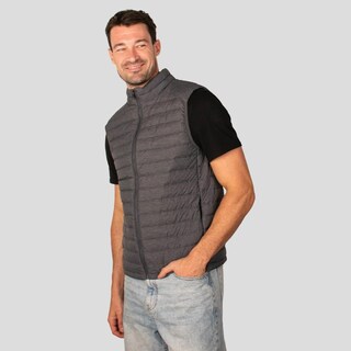 Foto 5 | Foto 5 | Chaleco Capitonado Para Hombre Con Bolsillos Y Empacable Greenlander Gris