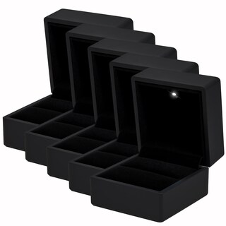 Foto 2 | Foto 2 | Estuche Con Luz Para Anillo Ventdepot Mxucx-005 5piezas Negro