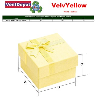 Foto 5 | Foto 5 | Joyero Amarillo Elegante Ventdepot Mxvca-008 20piezas Amarillo