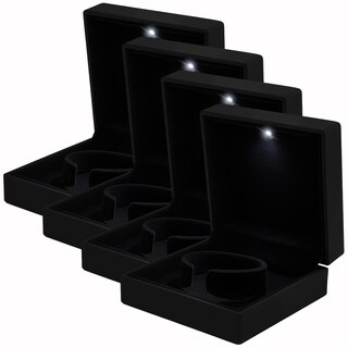 Foto 2 | Foto 2 | Caja Para Joyas Con Luz Led Ventdepot Mxumg-004 4piezas Negro