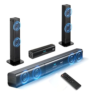 Foto 1 | Foto 1 | Barra De Sonido Con 4 Bocina 2.0 Canales Eo Safe Imports Esi-23267 Negro