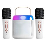 Microfono Karaoke bocina Con Microfono Eo Safe Imports Esi-23270 Blanco