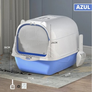 Foto 2 | Foto 2 | Arenero Para Gatos Anti Olores Eo Safe Imports Esi-23243 Azul