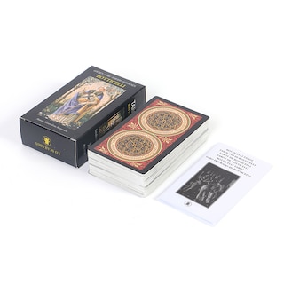 Foto 5 | Foto 5 | Juego De Cartas Golden Botticelli Tarot Family Con Baraja De Tarot - Venta Internacional.