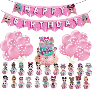 Foto 1 | Foto 1 | Kit De Globos Happy Birthday Surprise Baby 46 Piezas - Venta Internacional.