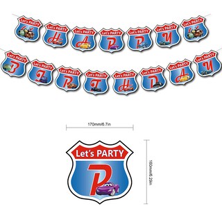 Foto 4 | Foto 4 | Balloon Kit Cars 32 Globos De Látex Con Diseño De Pancarta Para Tartas - Venta Internacional.
