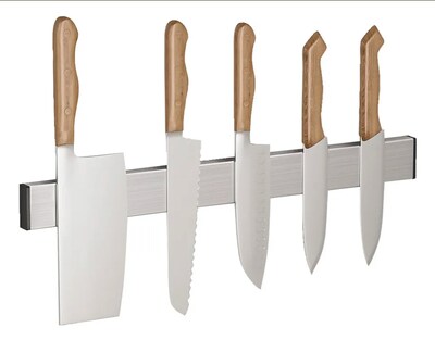 Foto 1 | Foto 1 | Soporte O Base Magnetica Para Cuchillos 40 Cm Modelo Plata