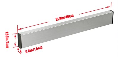 Foto 2 | Foto 2 | Soporte O Base Magnetica Para Cuchillos 40 Cm Modelo Plata