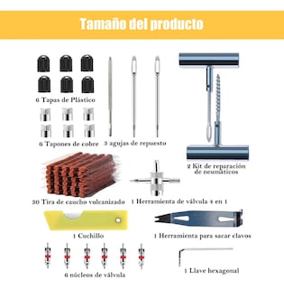 Foto 2 | Foto 2 | Kit Para Parchar Llantas Reparación Modelo Amarillo