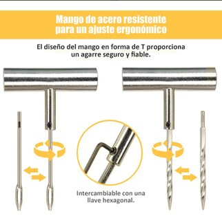 Foto 4 | Foto 4 | Kit Para Parchar Llantas Reparación Modelo Amarillo