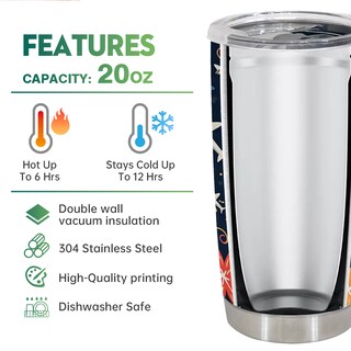 Foto 5 | Foto 5 | Taza De Viaje Oasisdream Vaso De 600 Ml Con Estampado De Aviones - Venta Internacional.