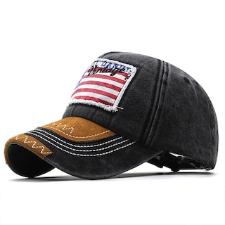 Foto 1 | Foto 1 | Gorra De Béisbol Unisex De Algodón Lavado Vintage - Venta Internacional.