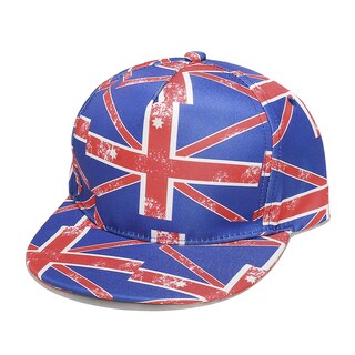 Foto 1 | Foto 1 | Gorra De Béisbol De Poliéster De Ala Plana Con Estampado Integral De Bandera Unisex - Venta Internacional.
