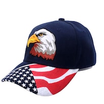 Gorra De Béisbol Con Forma De Águila Bordada En Acrílico Unisex 56-59 Cm - Venta Internacional.