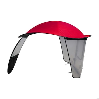 Foto 3 | Foto 3 | Toldo Cubresol con Parabrisas Abatible Rojo para Motoneta