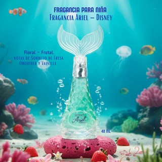 Foto 2 | Foto 2 | Perfume para Niña Ariel Sirenita 48 ml