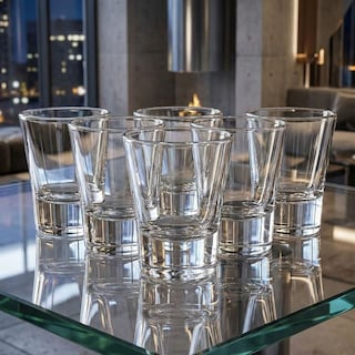 Foto 3 | Foto 3 | Tequilero Serie V De Vidrio 65 Ml 6 Piezas