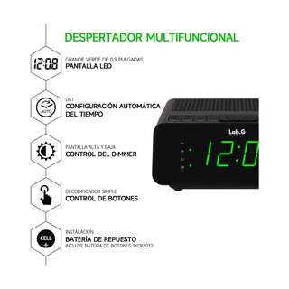 Foto 2 | Foto 2 | Reloj Digital Lab. G Negro