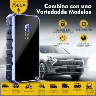 Foto 2 | Foto 2 | Arrancador De Batería 7500a Eo Safe Imports Esi-23317 Azul