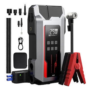 Foto 1 | Foto 1 | Arrancador De Batería Lab.g Con Compresor Para Auto 9000a Gris Rojo