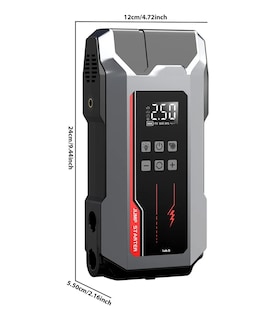 Foto 5 | Foto 5 | Arrancador De Batería Lab.g Con Compresor Para Auto 9000a Gris Rojo