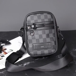 Foto 2 | Foto 2 | Bolso Lab.g Para Hombre Bandolera Crossbody Cuero Negro