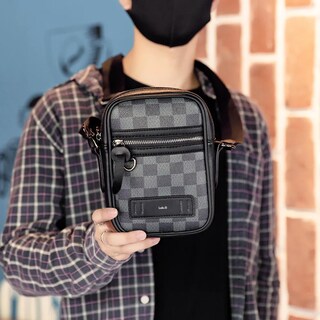 Foto 4 | Foto 4 | Bolso Lab.g Para Hombre Bandolera Crossbody Cuero Negro