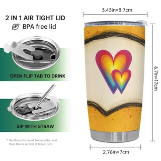 Foto 2 | Foto 2 | Taza De Viaje Oasisdream Vaso De Acero Inoxidable 600 Ml Con Tapa - Venta Internacional.