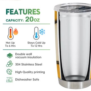 Foto 4 | Foto 4 | Taza De Viaje Oasisdream Vaso De Acero Inoxidable 600 Ml Con Tapa - Venta Internacional.