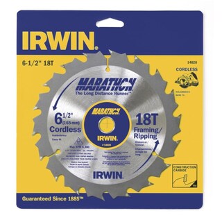 Foto 1 | Foto 1 | Hoja De Sierra Circular Irwin Marathon Classic Carbide 18t 165 Mm - Venta Internacional.
